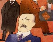 乔治 格罗兹 : Brillandtenschieber im Cafe Kaiserhof